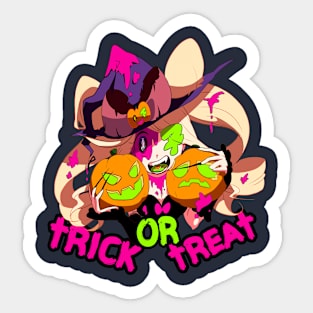 Trick or treat Sticker